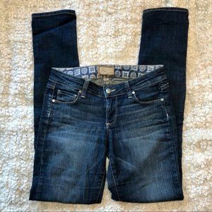 paige Jeans Peg Skinny Medium Wash Regular Rise